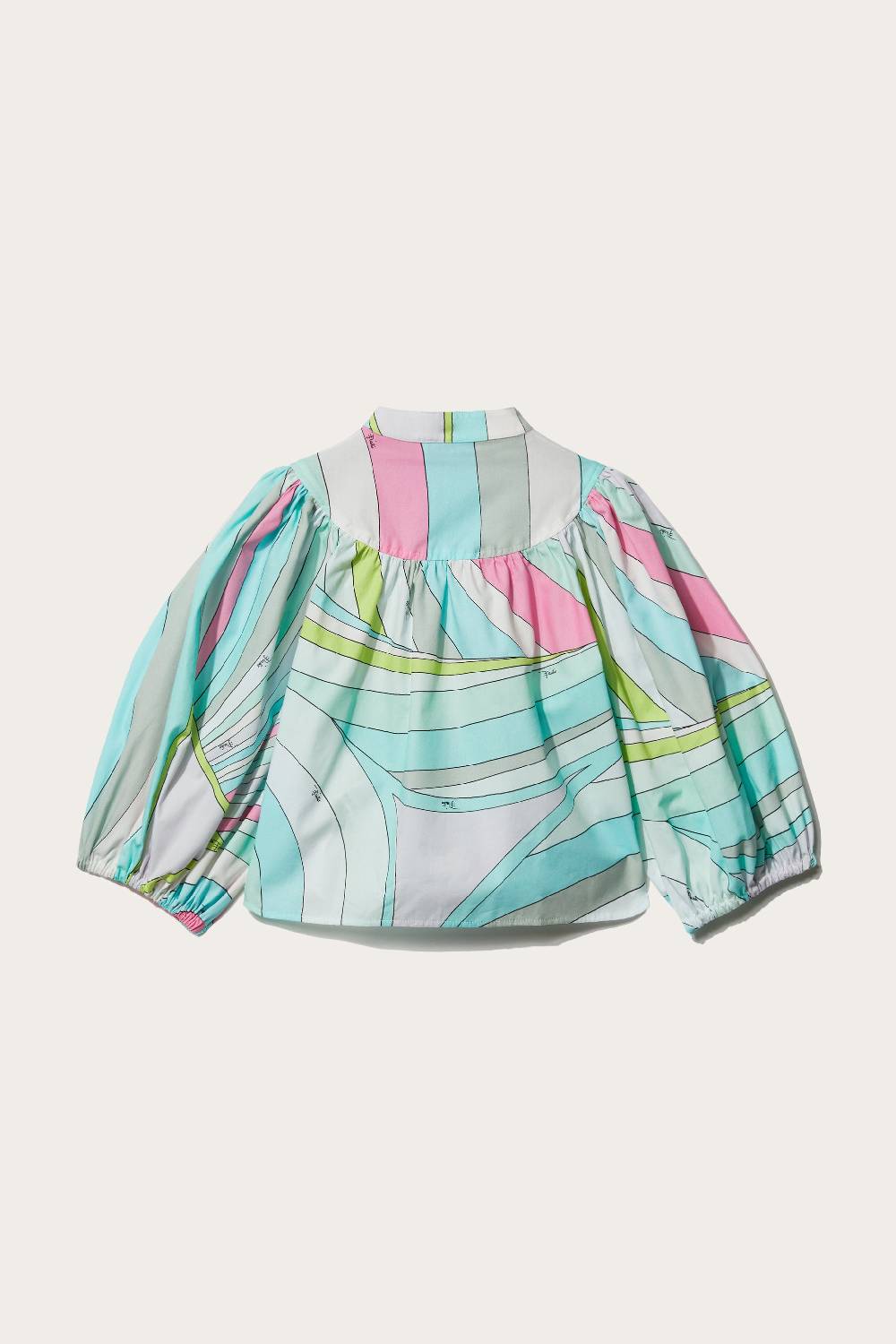Pucci Iride-Print Cotton Top Moda