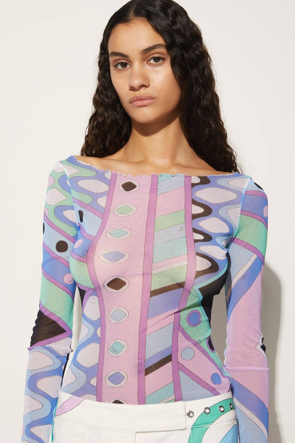 Pucci Top con stampa Vivara 2025