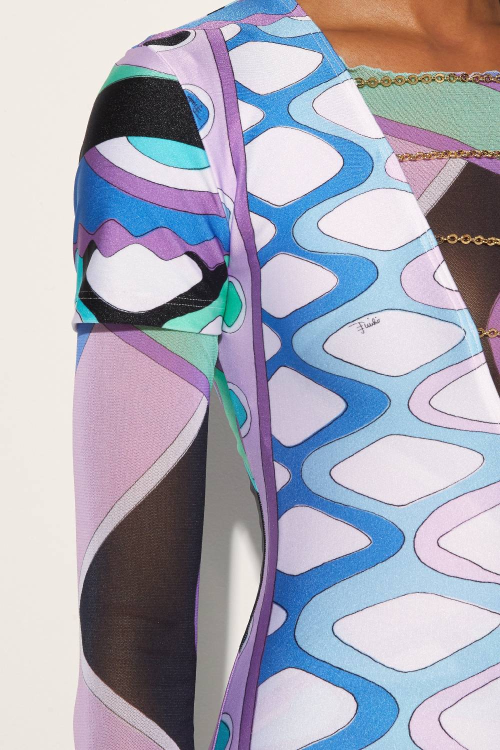 Pucci Tuta corta con stampa Vivara Spedizione Gratuita