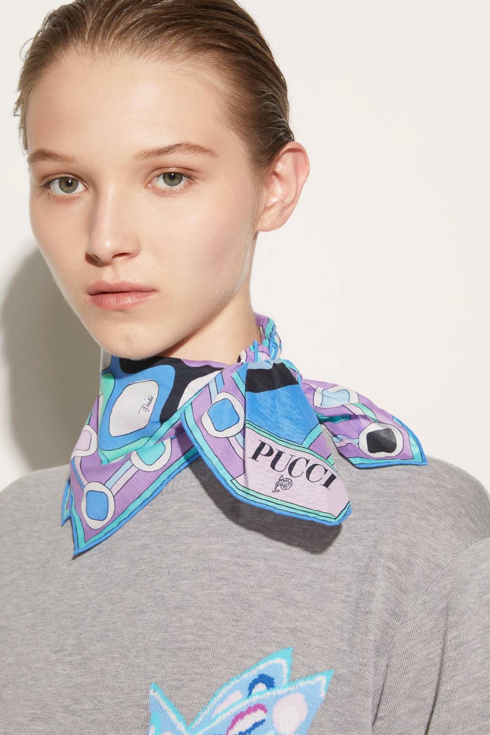 Pucci Carré piccolo con stampa Vivara Soddisfazione Garantita