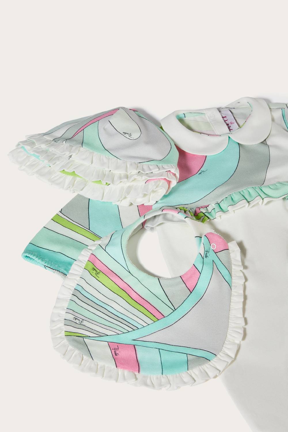 Pucci Iride-Print Babygrow Set Economico