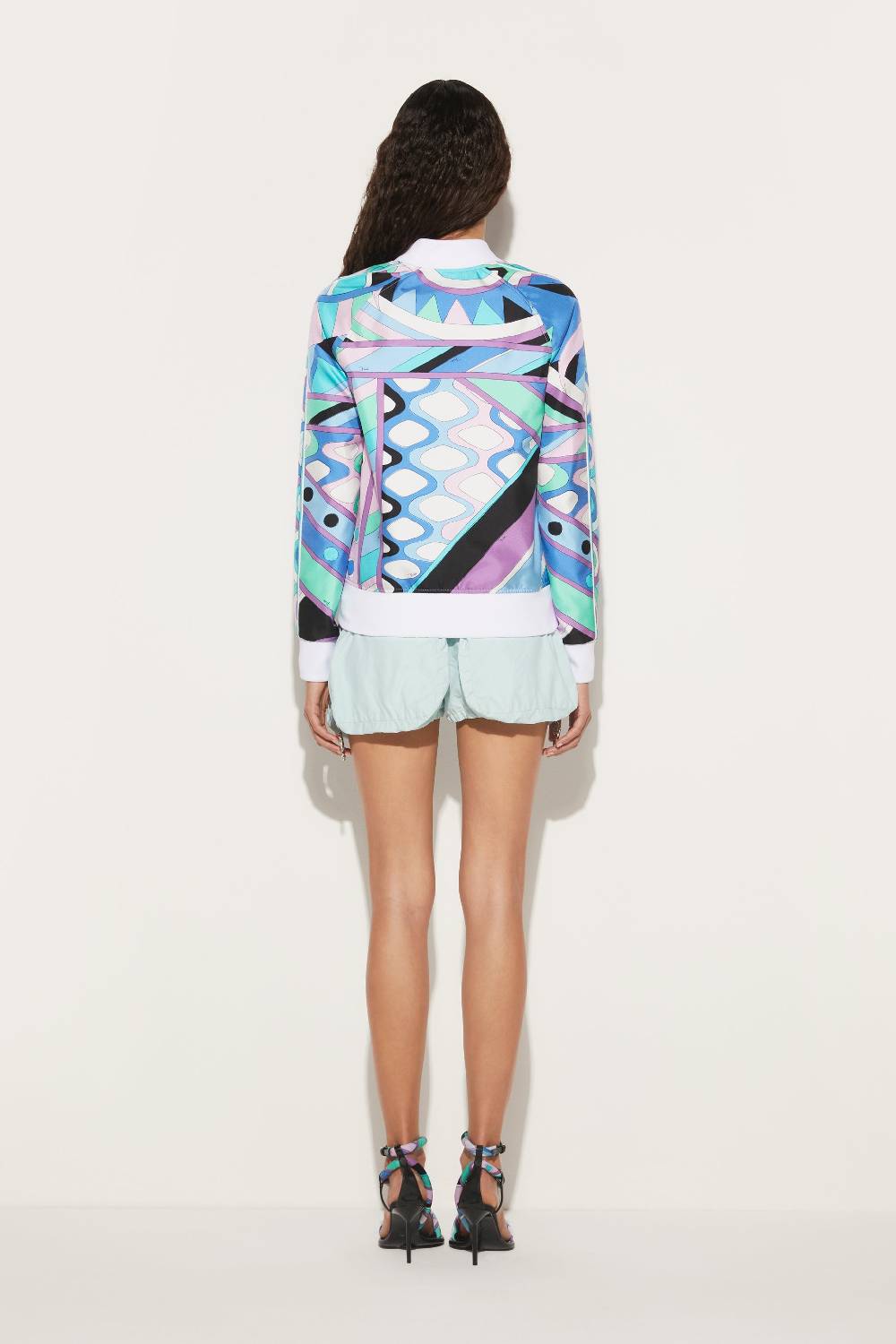 Pucci Bomber in seta con stampa Vivara Negozio