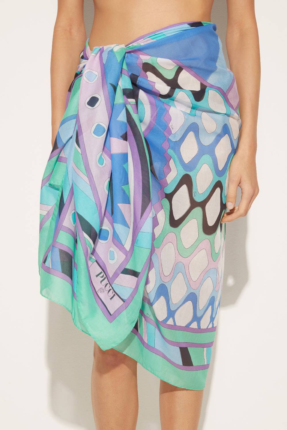 Pucci Sarong con stampa Vivara Sconti questo mese