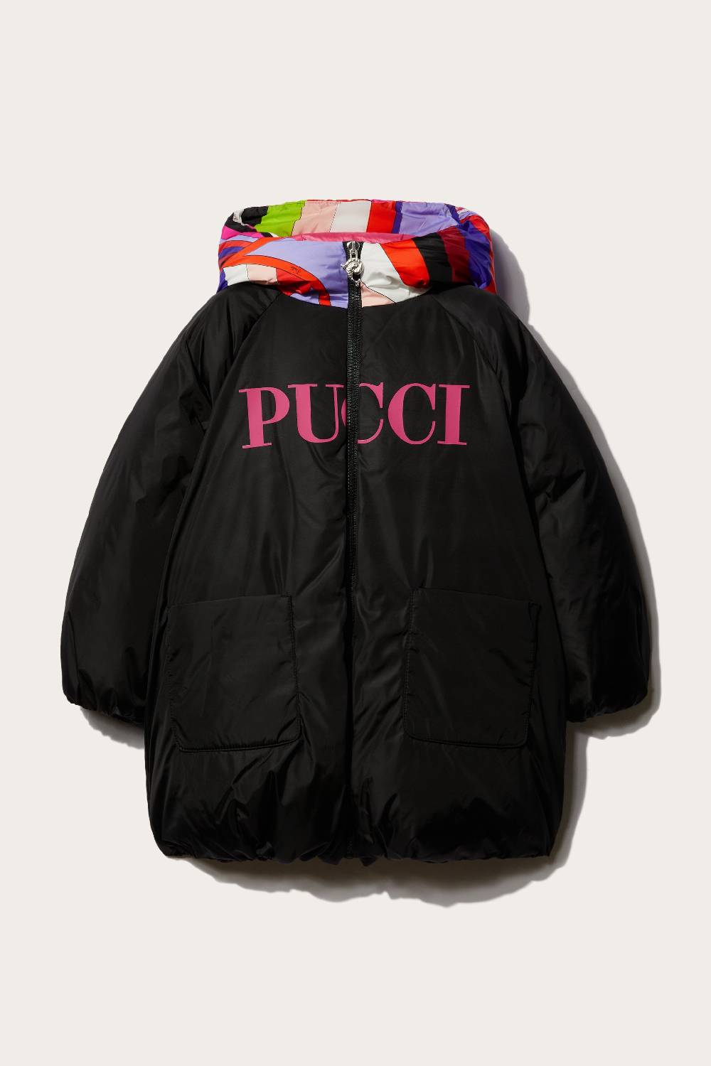 Pucci Logo-Print Puffer Jacket Italia