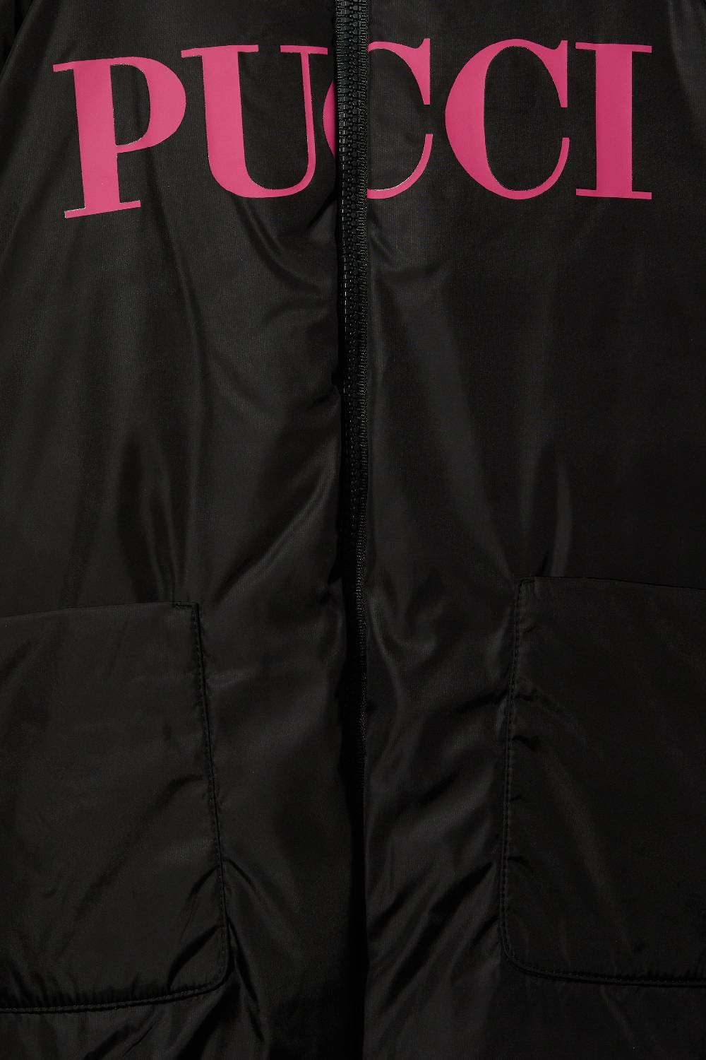 Pucci Logo-Print Puffer Jacket Italia