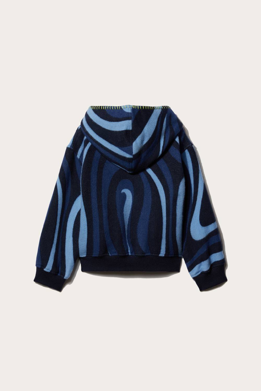 Pucci Marmo-Jacquard Velour Hoodie Soddisfazione Garantita