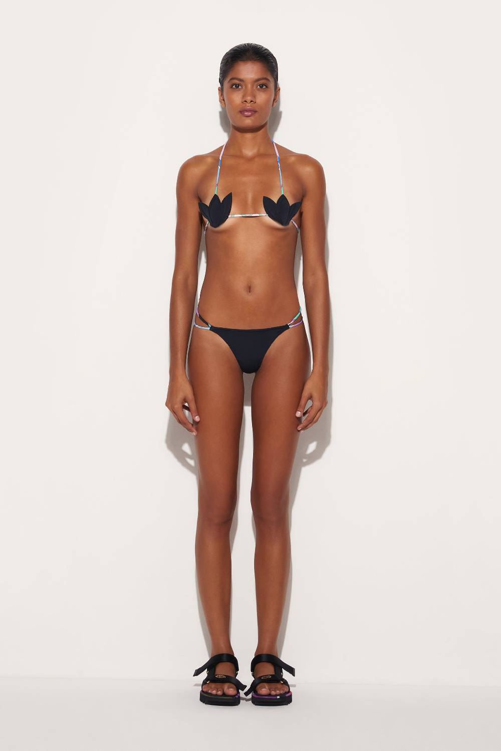 Pucci Slip bikini con finiture Iride Promozione Limitata
