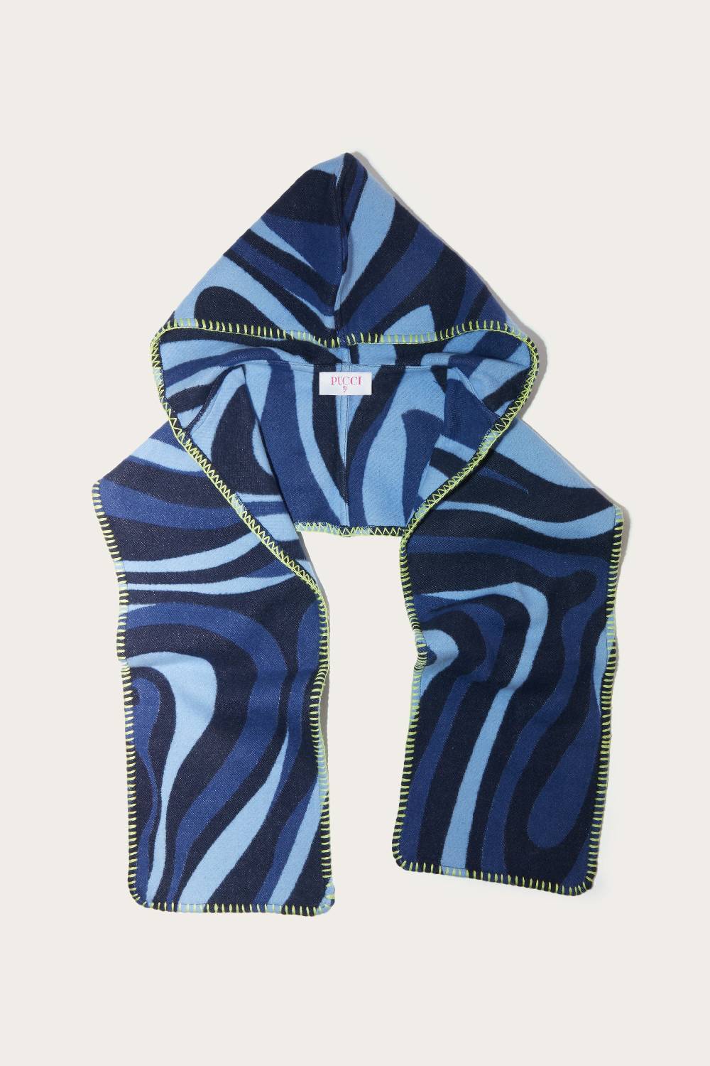 Pucci Marmo-Print Hooded Scarf Vendite Flash