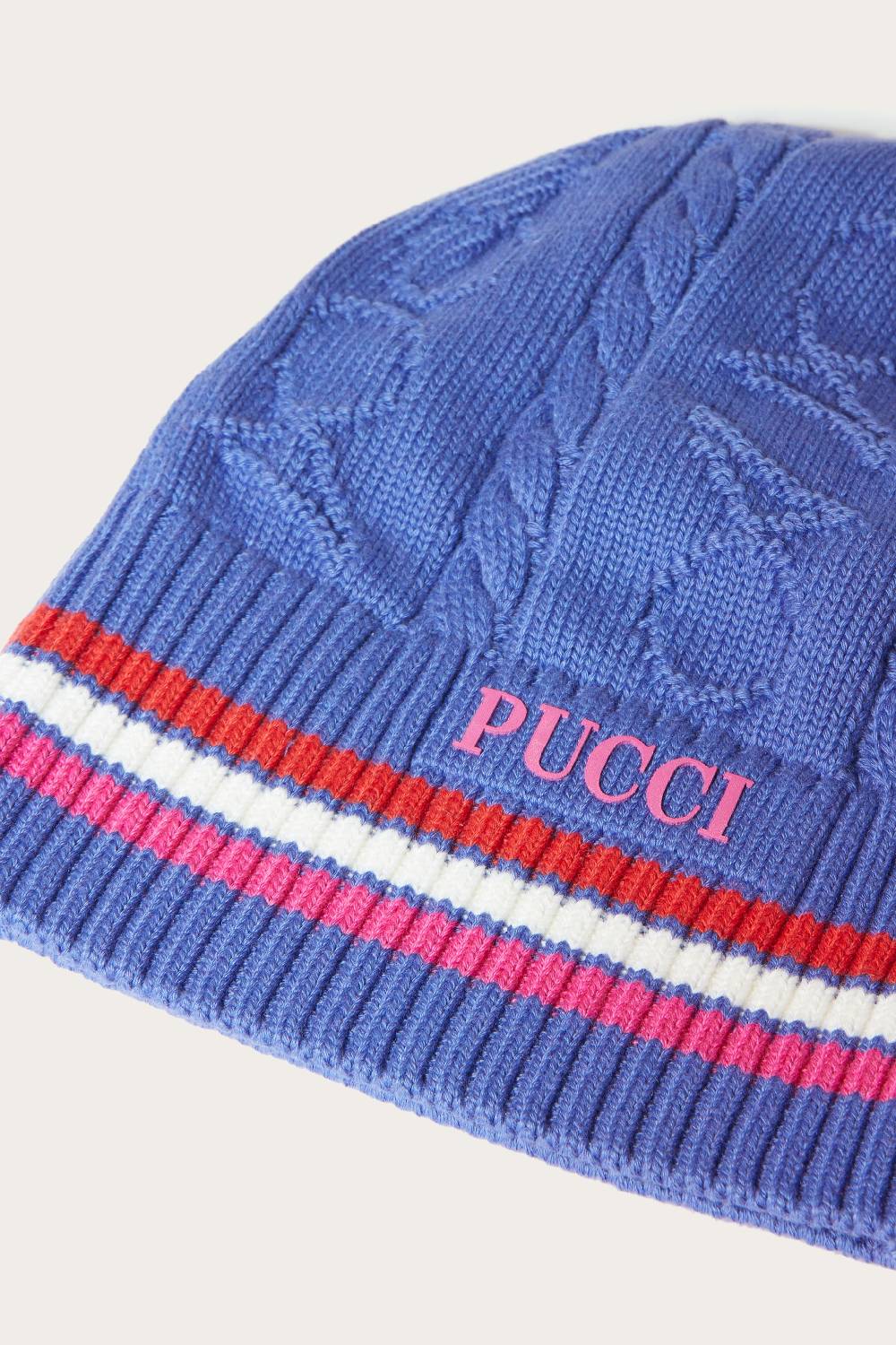 Pucci Logo-Appliqué Beanie Hat Negozio
