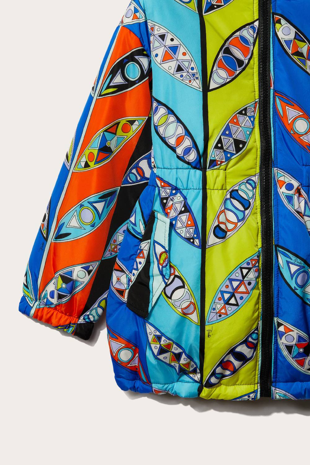 Pucci Girandole-Print Hooded Jacket Prezzo di fabbrica