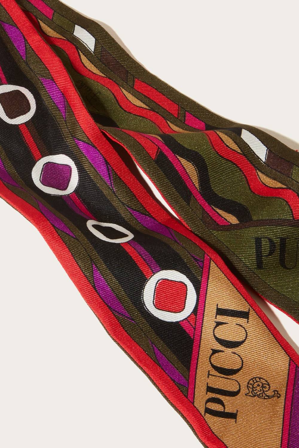 Pucci Foulard in seta con stampe Vivara e Bersaglio Fornitura limitata