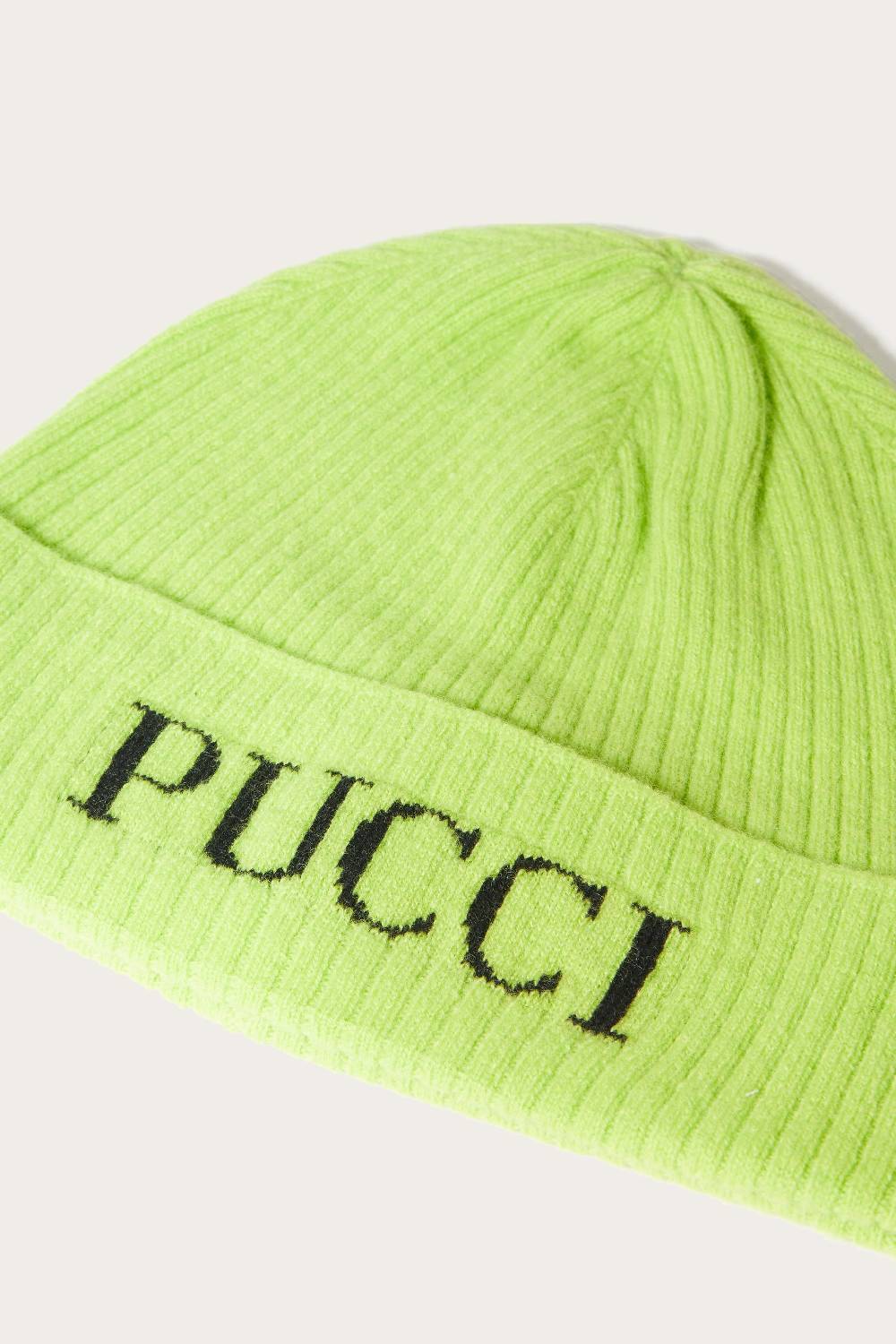 Pucci Logo-Intarsia Beanie Hat Offerta per la Festa della Mamma