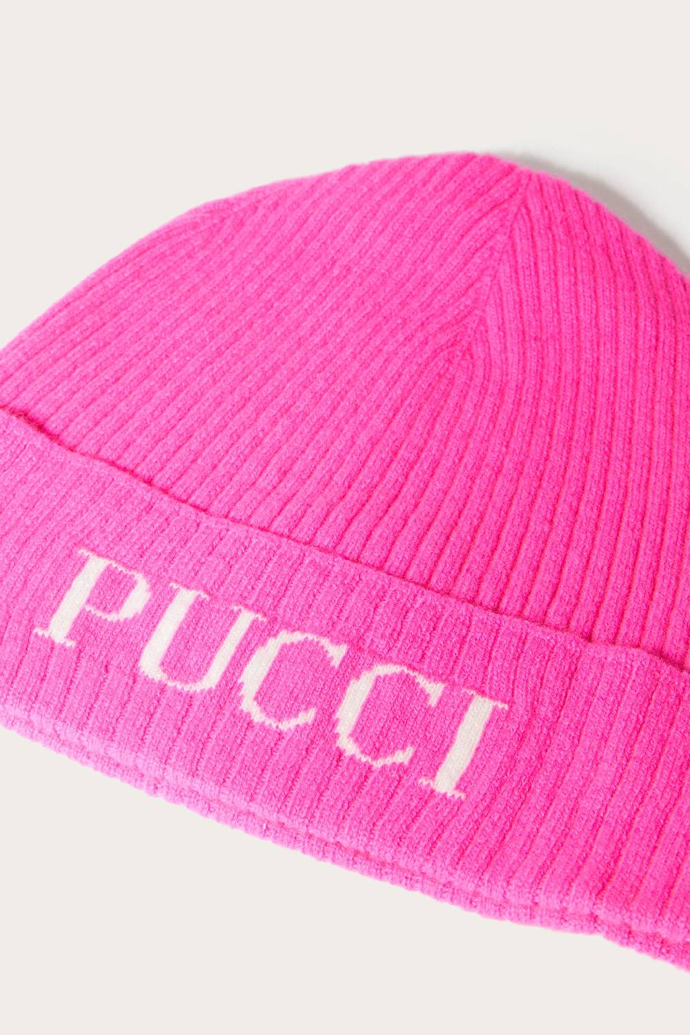Pucci Logo-Intarsia Beanie Hat Offerta Giorno del Papà