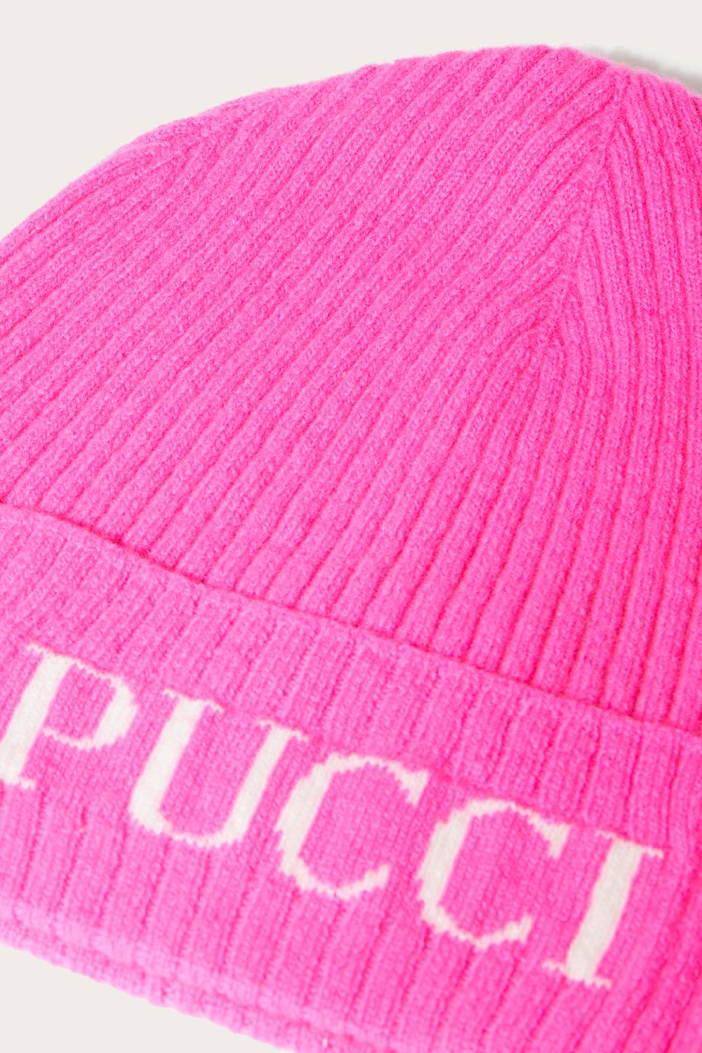 Pucci Logo-Intarsia Beanie Hat Offerta Giorno del Papà