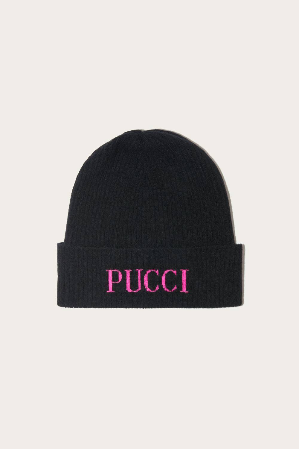 Pucci Logo-Intarsia Beanie Hat Offerta San Valentino