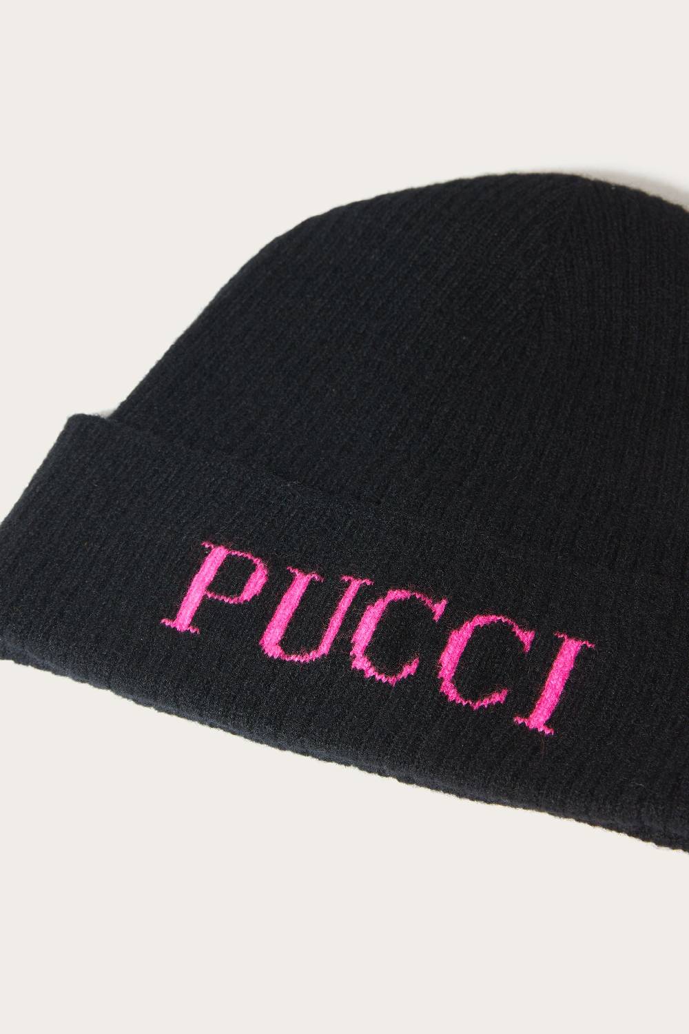 Pucci Logo-Intarsia Beanie Hat Offerta San Valentino
