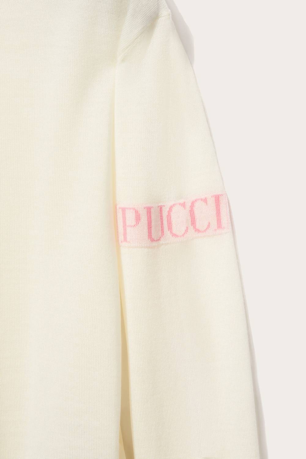 Pucci Logo-Appliqué Wool Sweater Online Outlet