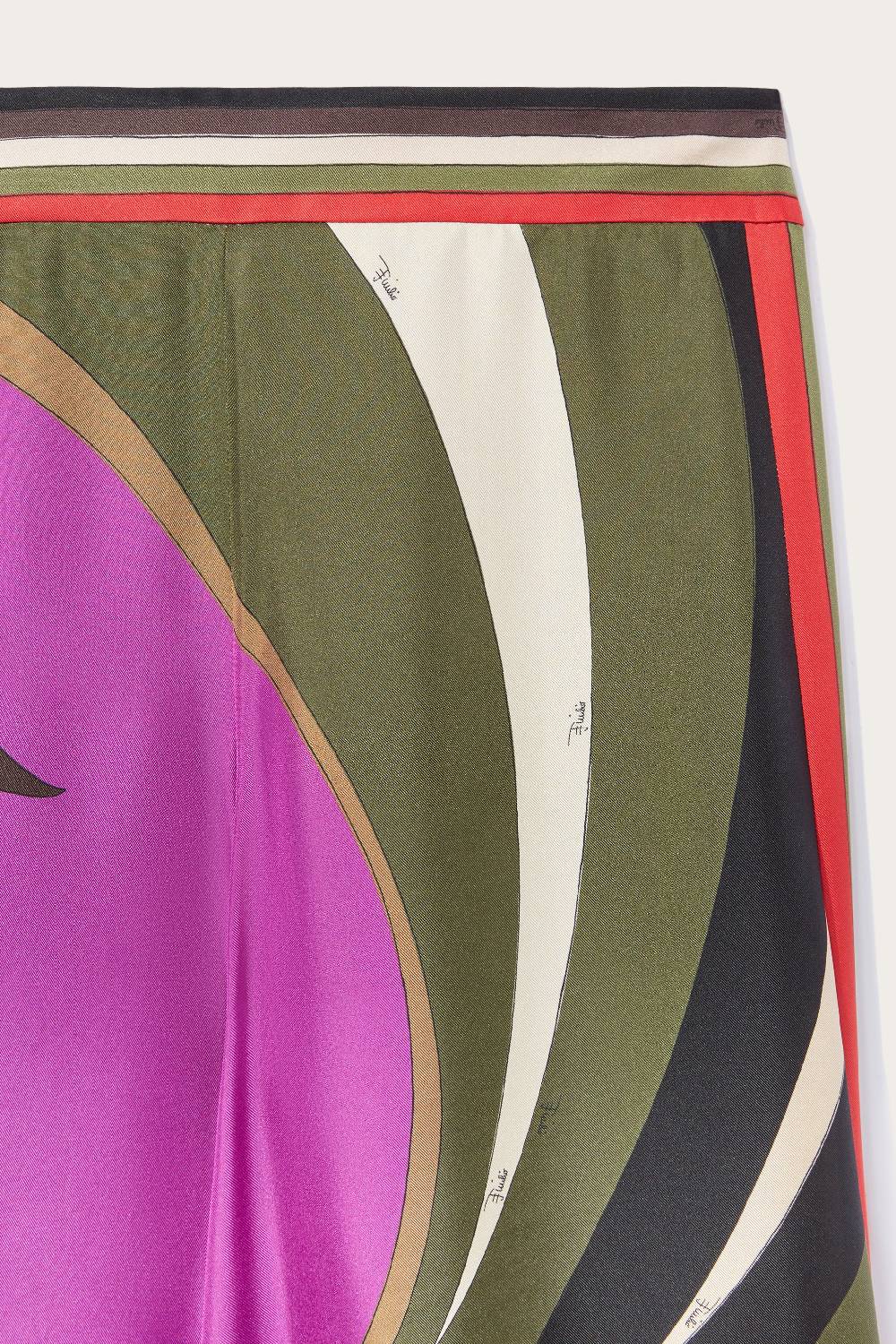 Pucci Pantaloni in seta con stampa Cigni Bestseller