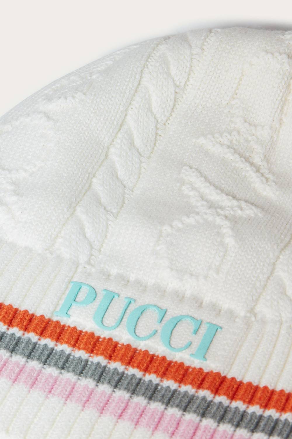 Pucci Logo-Appliqué Beanie Hat Sconti VIP