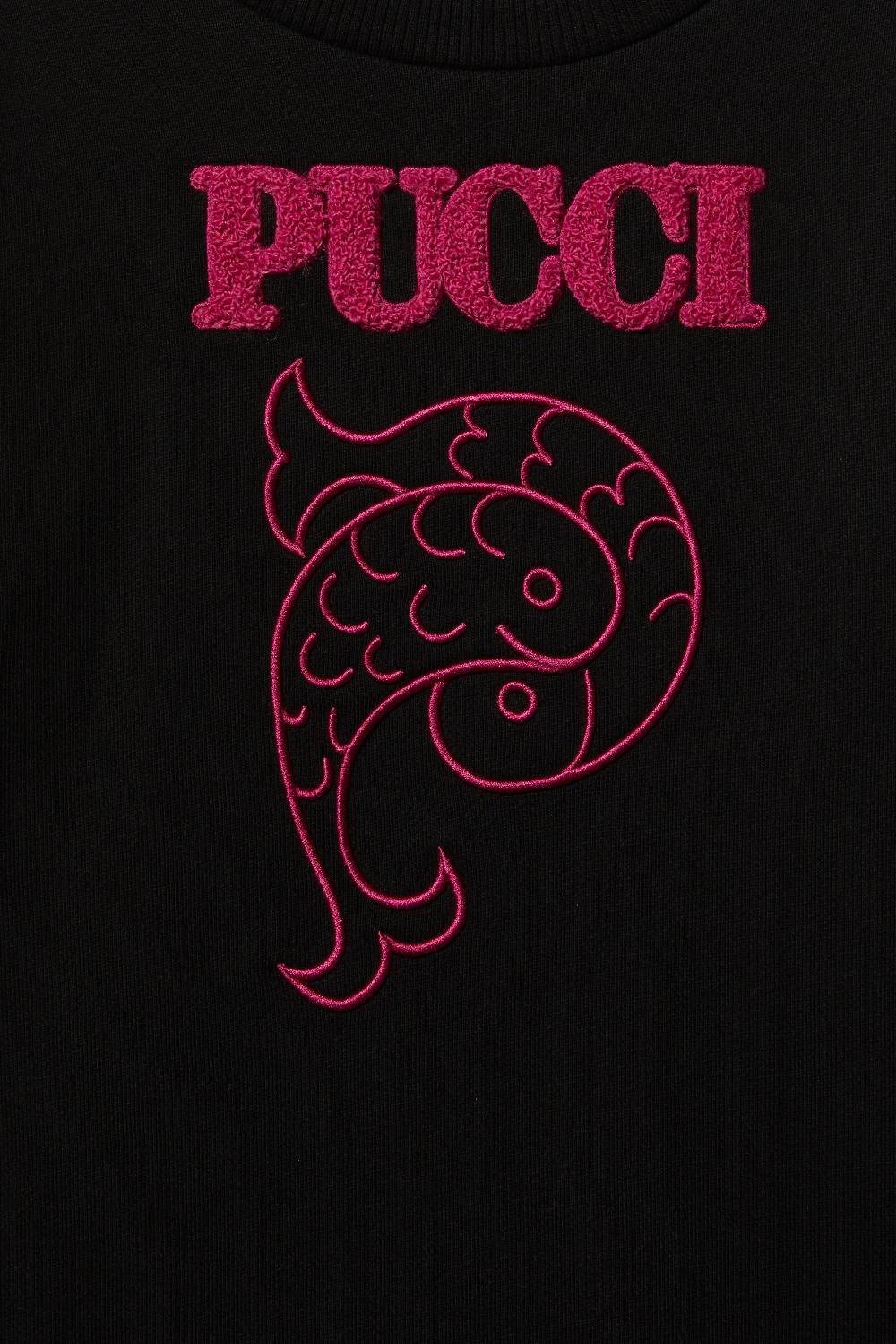 Pucci Logo-Embroidered Cotton Dress Super Saving Price