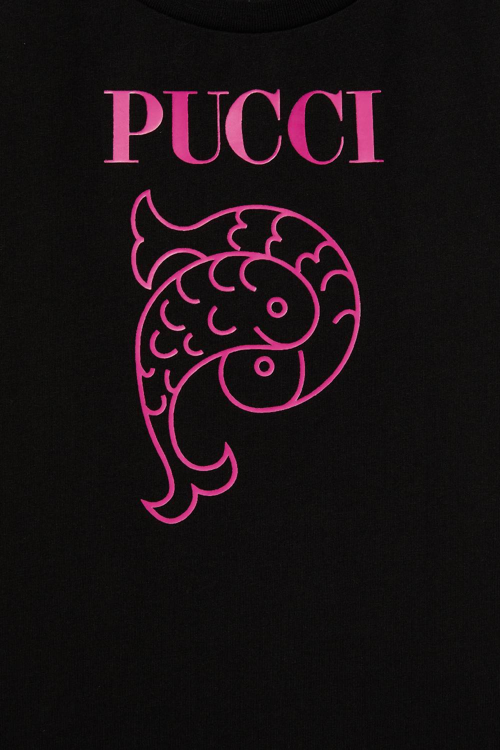 Pucci Logo-Print Cotton T-Shirt Ultimi tre giorni