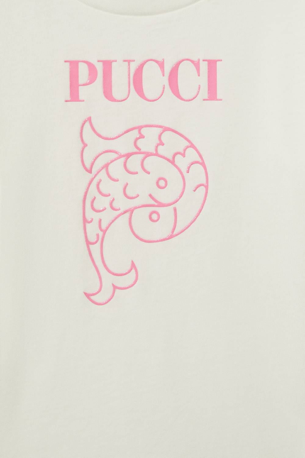 Pucci Logo-Print Cotton T-Shirt Latest stili