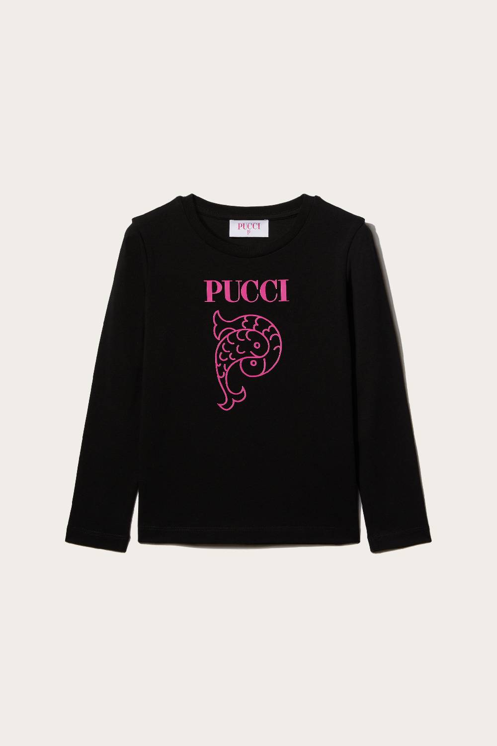 Pucci Logo-Print Cotton T-Shirt Ultimo giorno