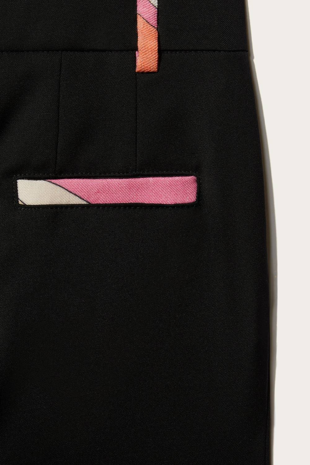 Pucci Marmo-Print Wool Trousers Promozione temporanea