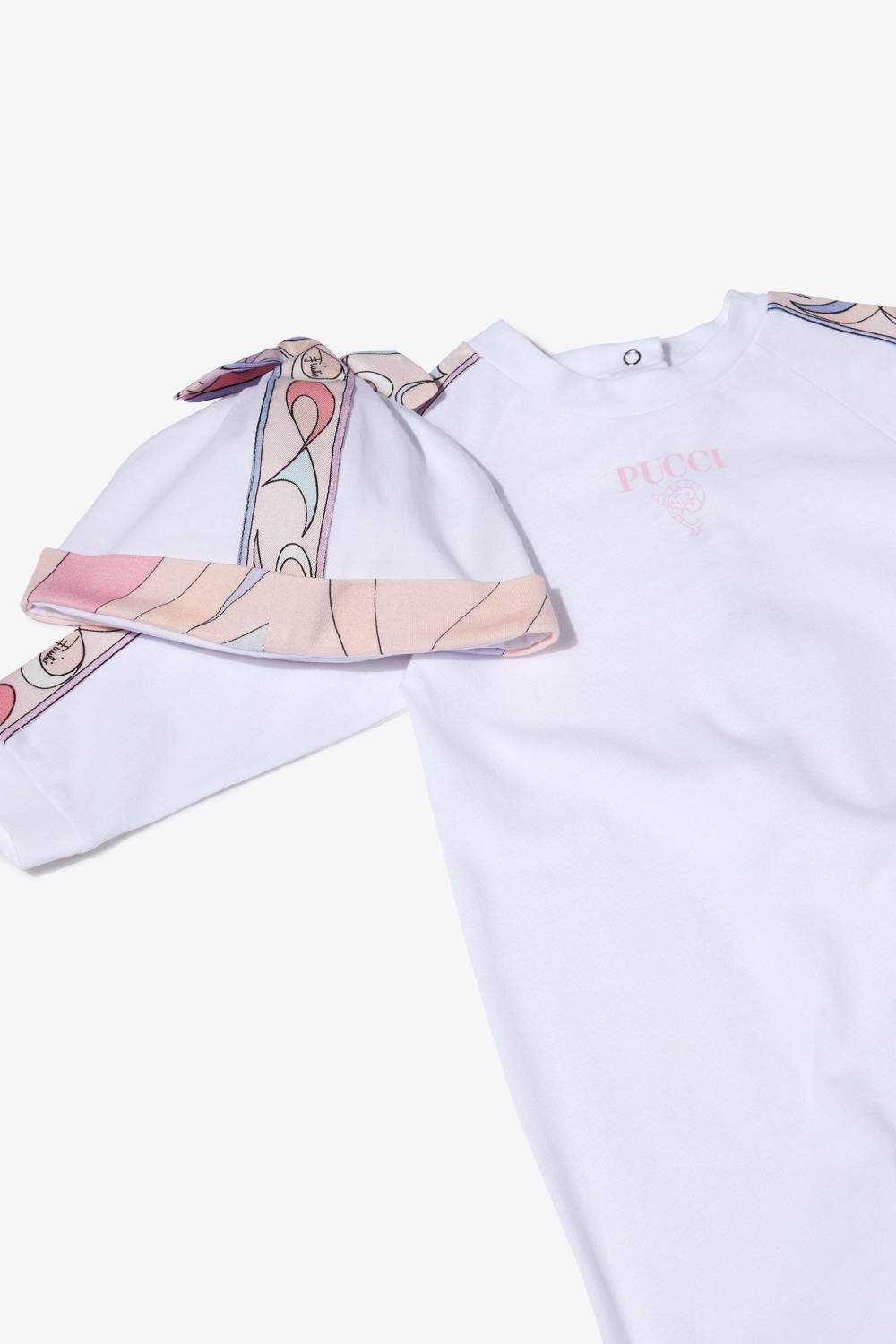 Pucci Pesci-Print Cotton Babygrow Set Fino al 50% di sconto