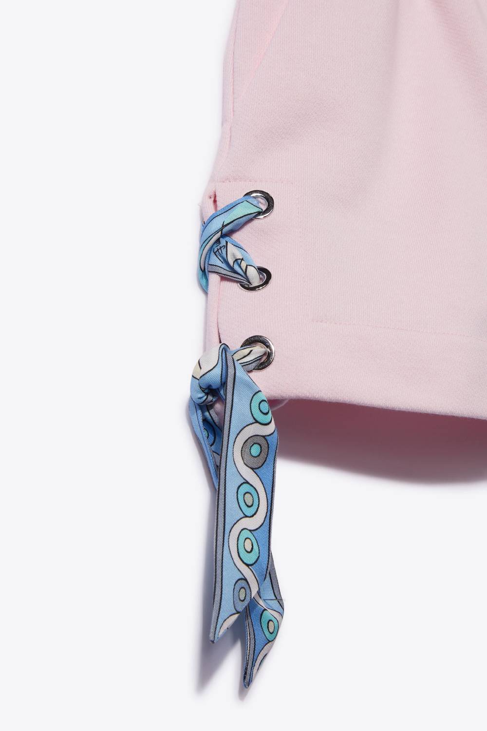 Pucci Pesci-Print Cotton Shorts Sostegno trimestrale