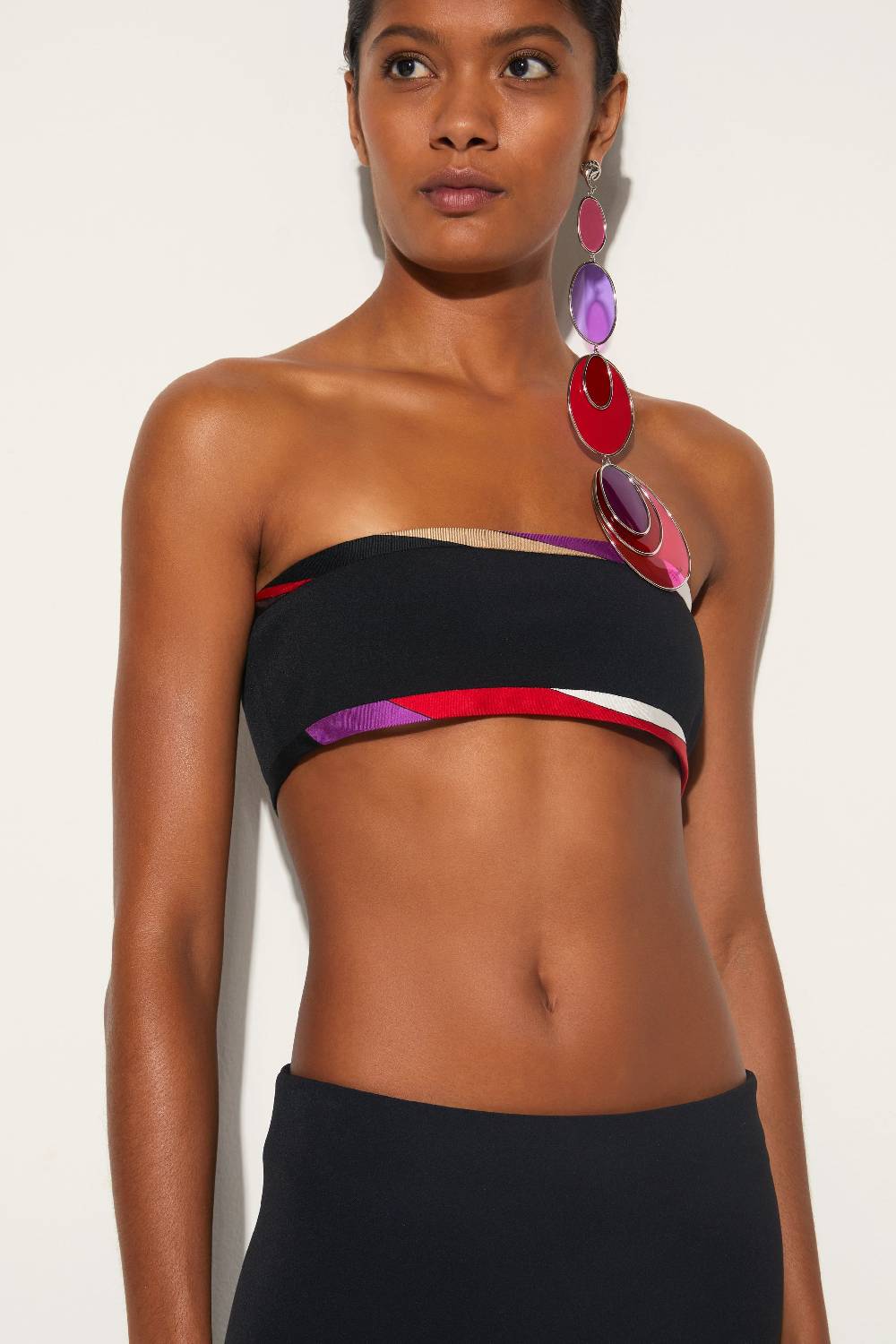 Pucci Top a fascia con finiture Iride Limitato a 3 giorni