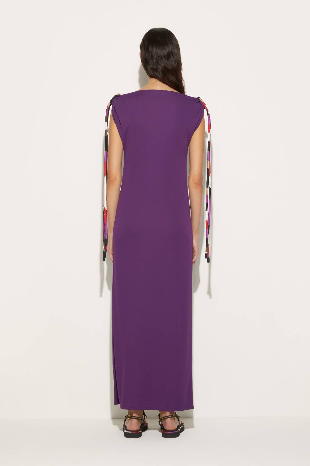 Pucci Abito lungo con inserti Iride Soddisfazione Garantita
