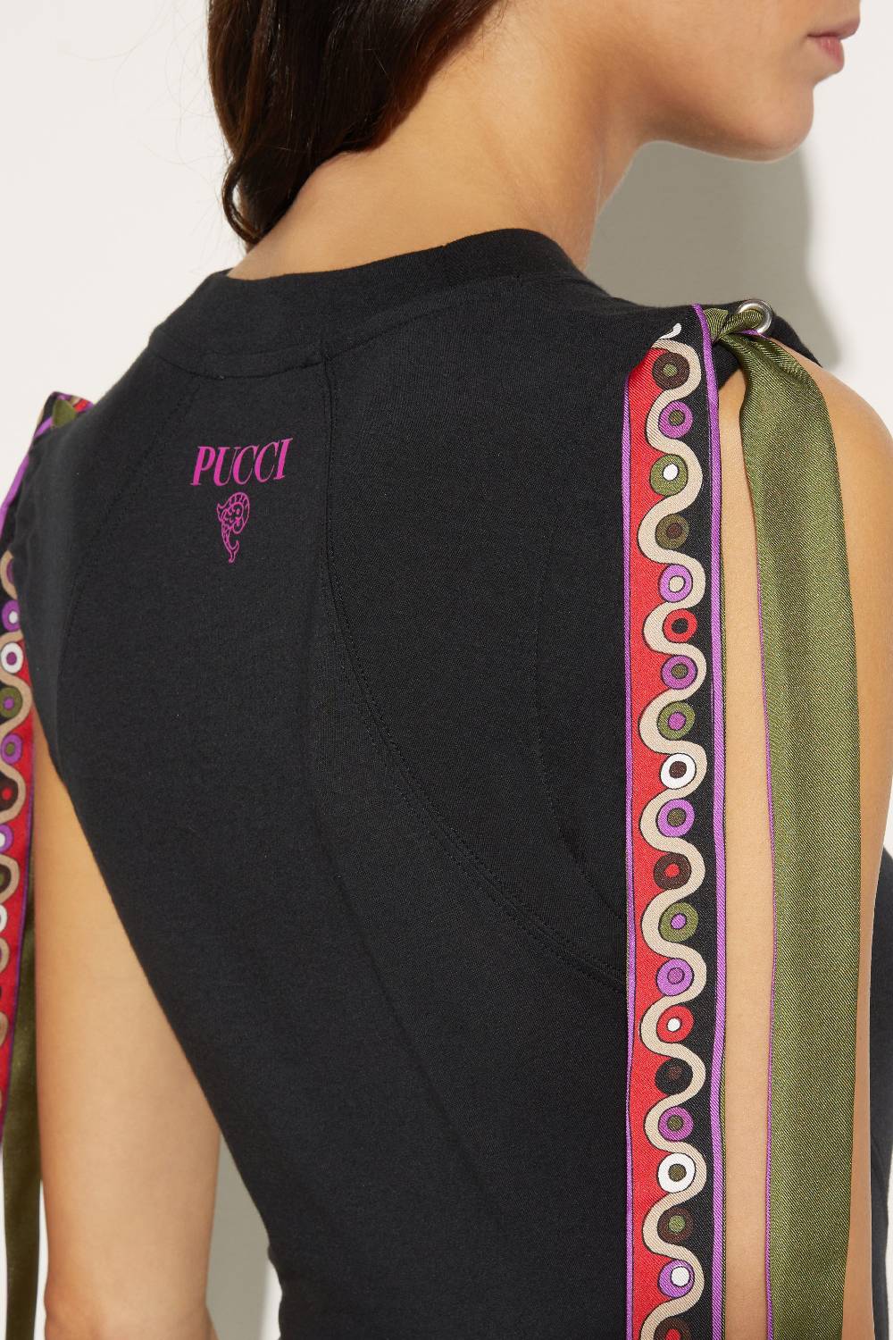 Pucci Top con inserti Iride Negozi Online