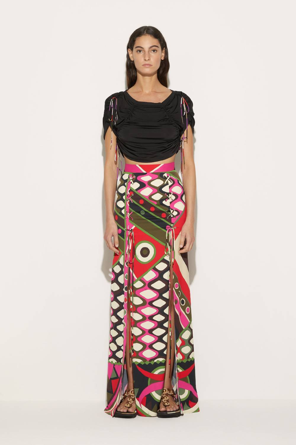 Pucci Top con arricciature Consegna Veloce