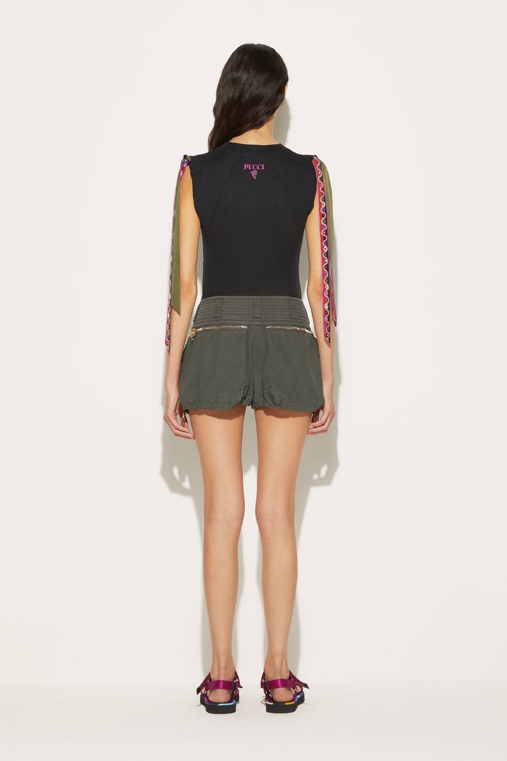 Pucci Shorts cargo in toile di cotone Shopping Online