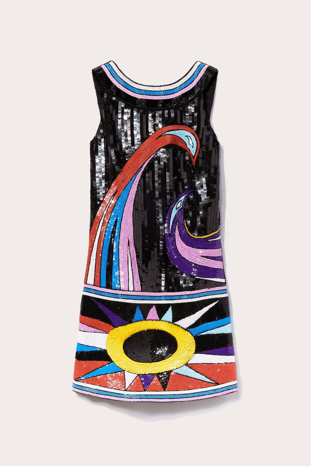 Pucci Mini abito in seta con motivo Cigni Offerta