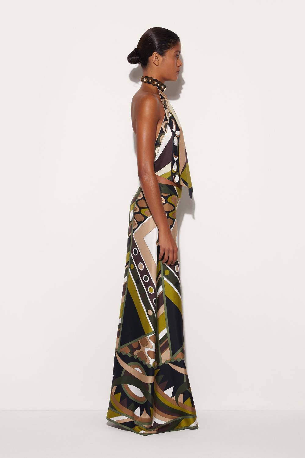 Pucci Top in seta con stampa Pesci Outlet