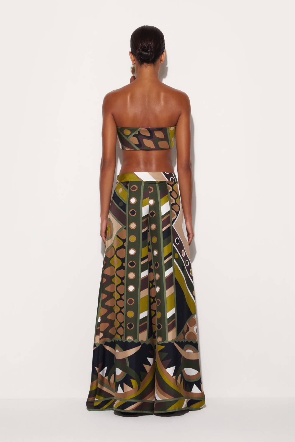 Pucci Pantaloni in seta con stampa Vivara In Vendita