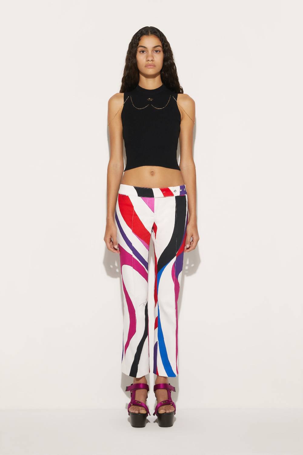 Pucci Top con dettaglio a catena Sconto di tempo limitato