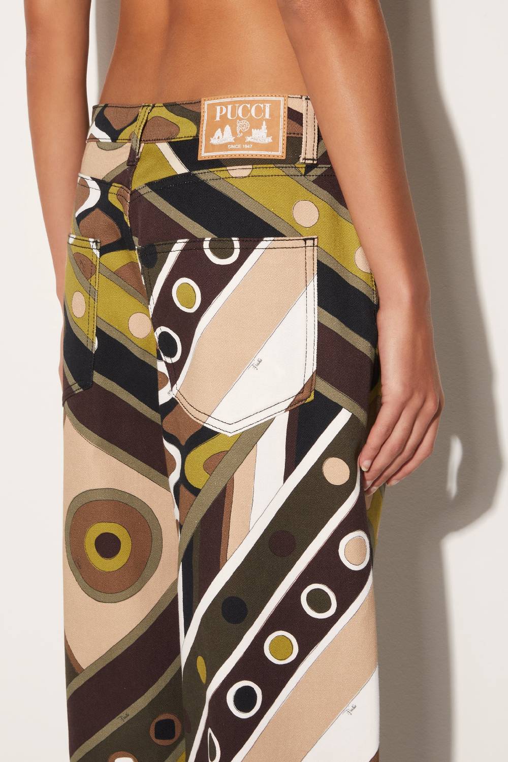 Pucci Pantaloni a gamba ampia con stampa Vivara Negozio online di fabbrica