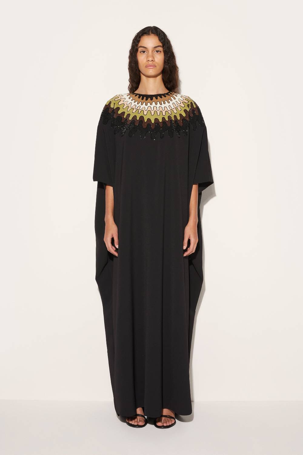 Pucci Abito kaftano con paillettes e motivo Bersaglio Offerta speciale