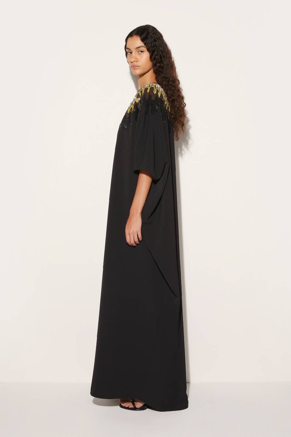 Pucci Abito kaftano con paillettes e motivo Bersaglio Offerta speciale