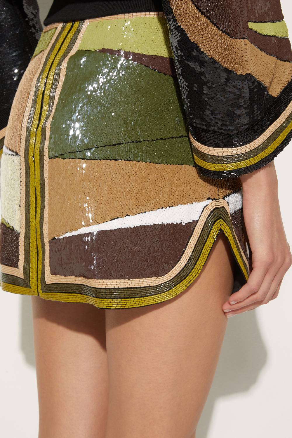 Pucci Minigonna con motivo Cigni Offerta natalizia