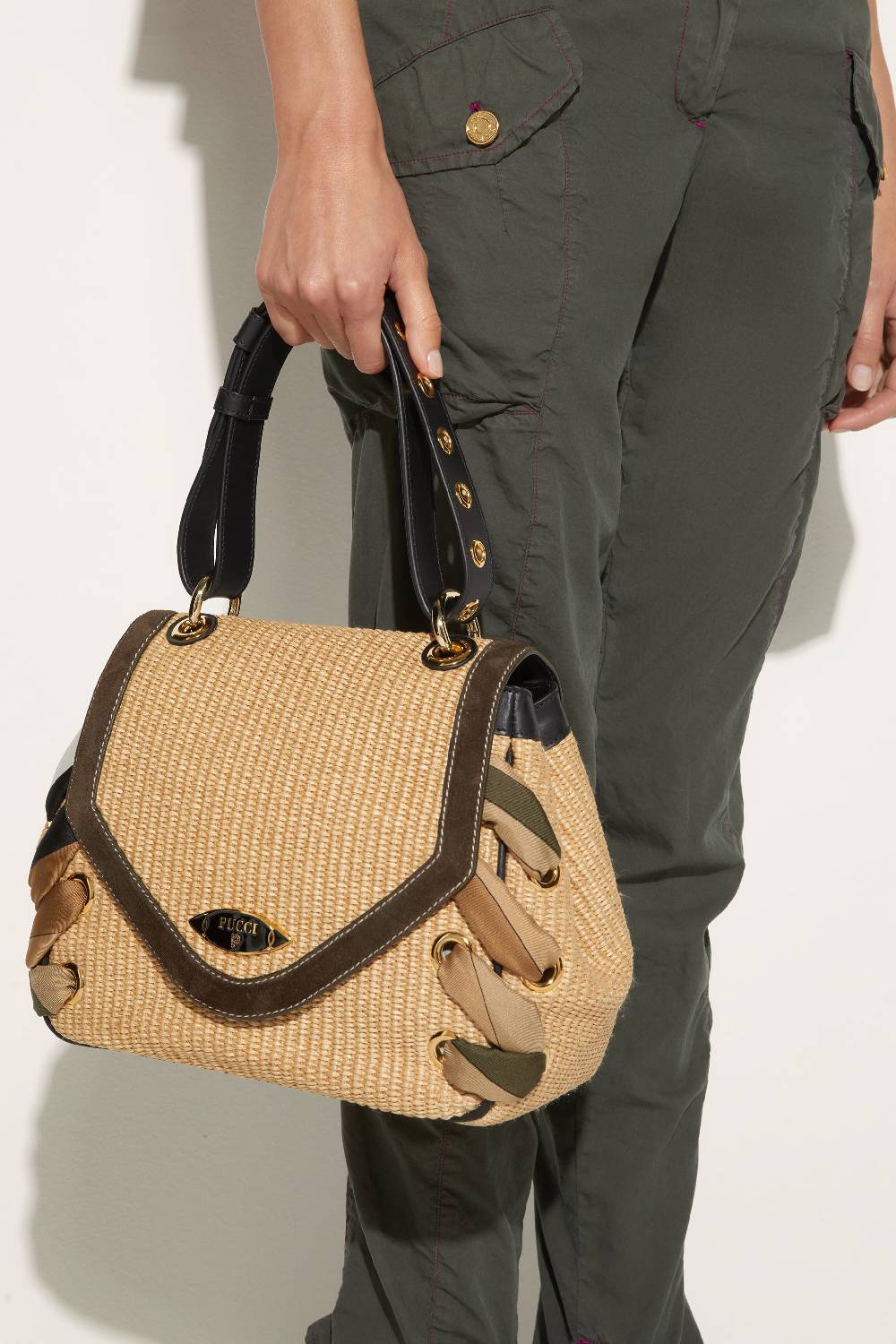Pucci Borsa Tressage Offerta Giorno del Papà
