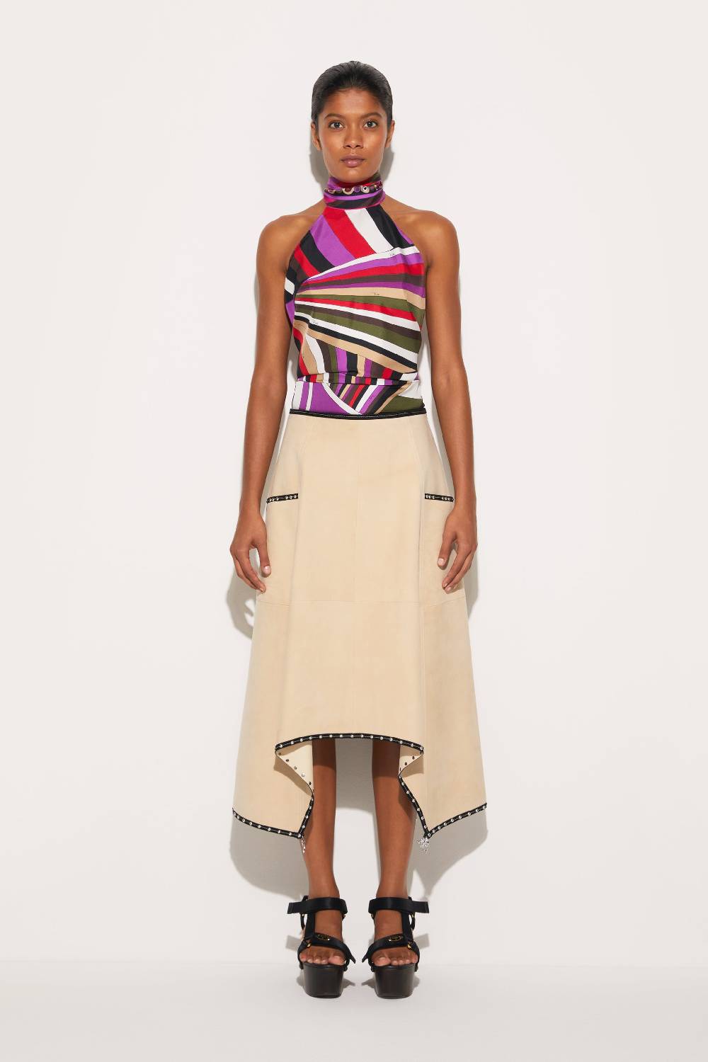 Pucci Gonna in pelle scamosciata Offerta San Valentino