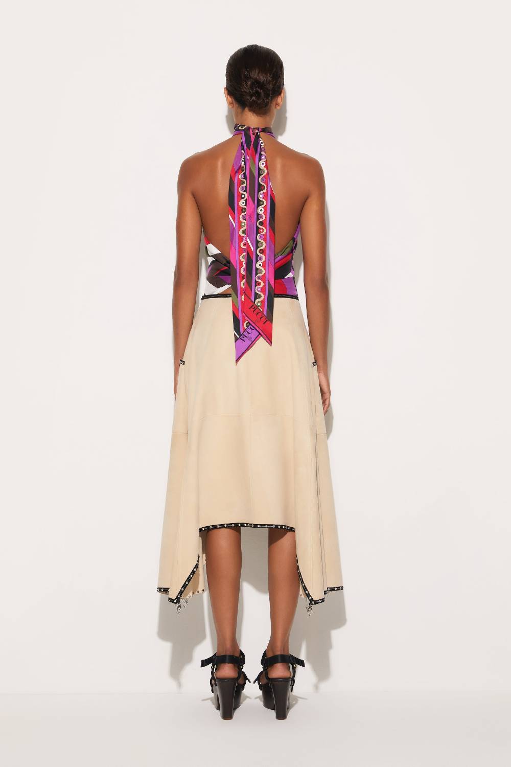 Pucci Gonna in pelle scamosciata Offerta San Valentino