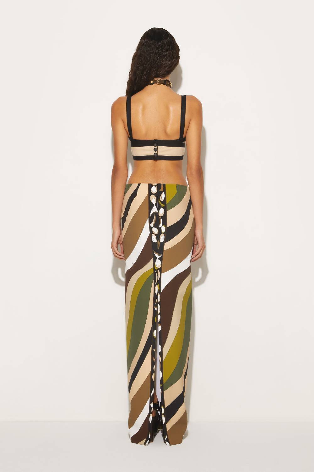 Pucci Gonna lunga con stampa Pesci Offerte stagionali