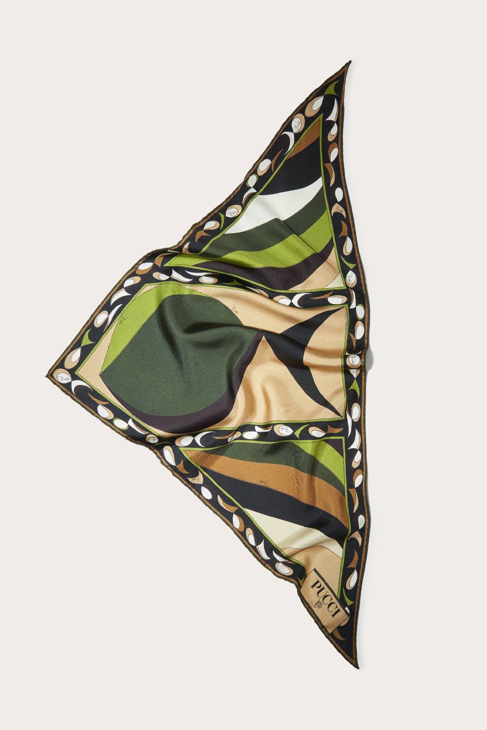 Pucci Foulard in seta con stampa Pesci Ritorno libero