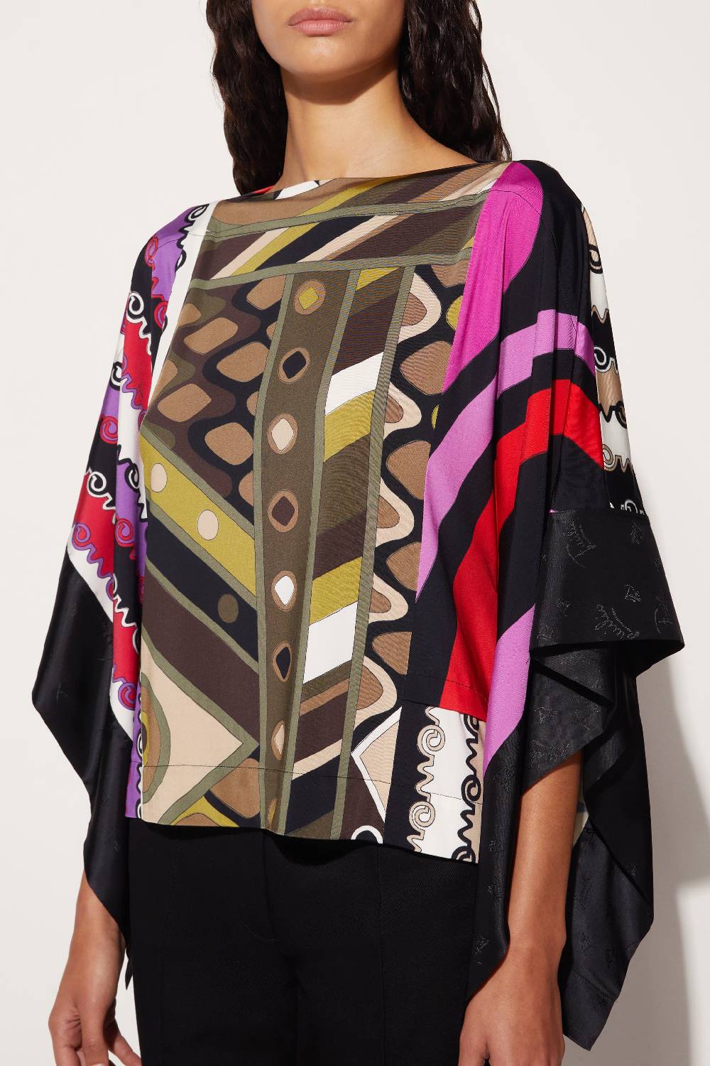 Pucci Kaftano con stampe patchwork Only for today