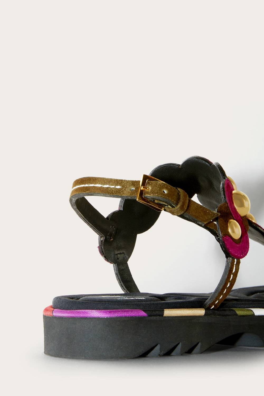 Pucci Sandali in pelle scamosciata con motivo Onde Fino al 55% di sconto